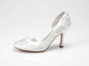 Designer White or Ivory Bridal, Wedding, Prom, Pageant & Red Carpet Event Shoes